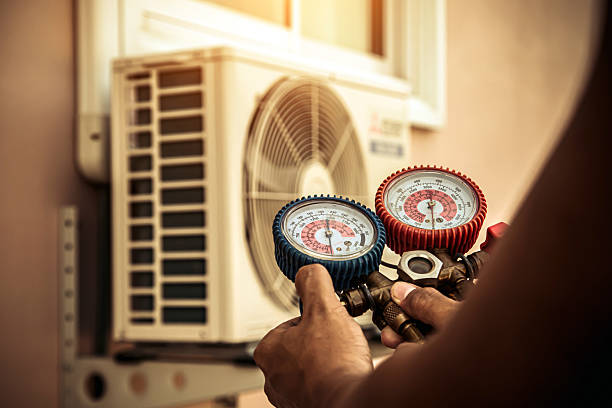 Professional Hvac Maintenance technician working in Oldwick, NJ